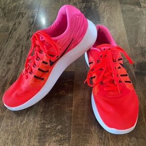 NIKE Women’s Running Sneakers Size 9 1/2 Pink Orange